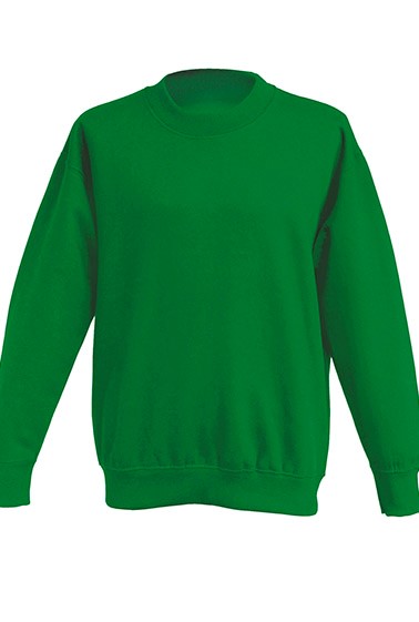 FELPA GIROCOLLO KID unisex ( JHK T-SHIRT ) kelly green